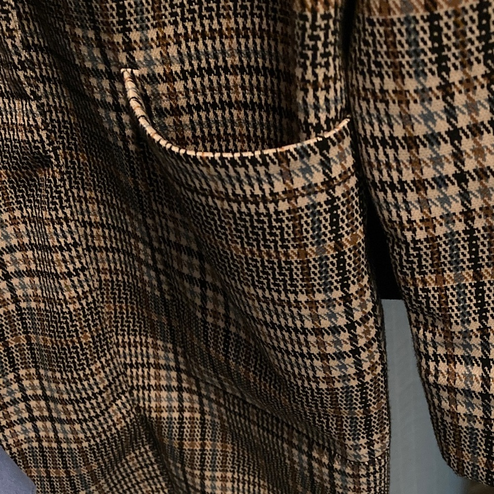 NWT Philosophy Houndstooth Duster Jacket - size XS Plaid - Picture 7 of 14